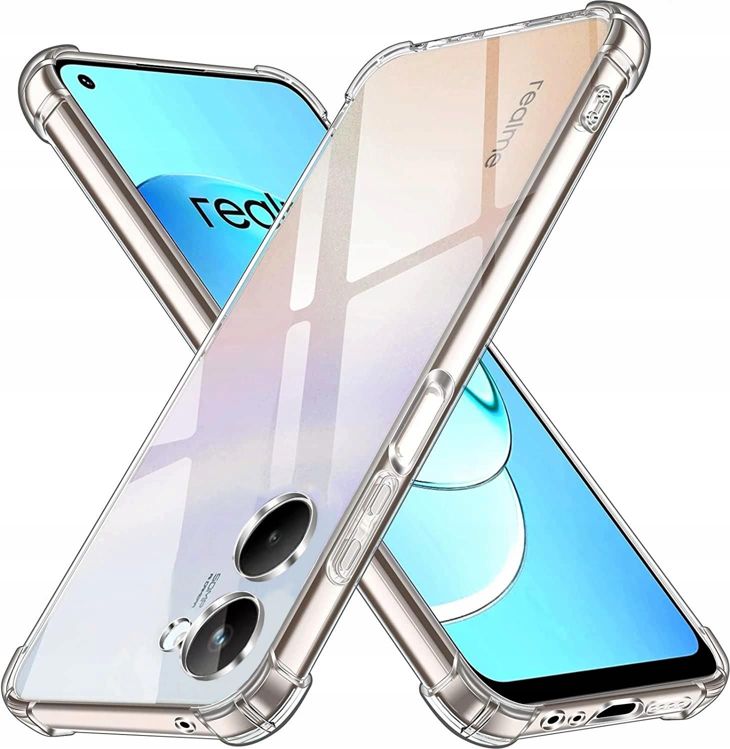 Tumundo TPU Handyhülle Für Realme C3 – Transparent, Stoßfest, Mit Verstärkten Ecken, Anti-Schock-Gel