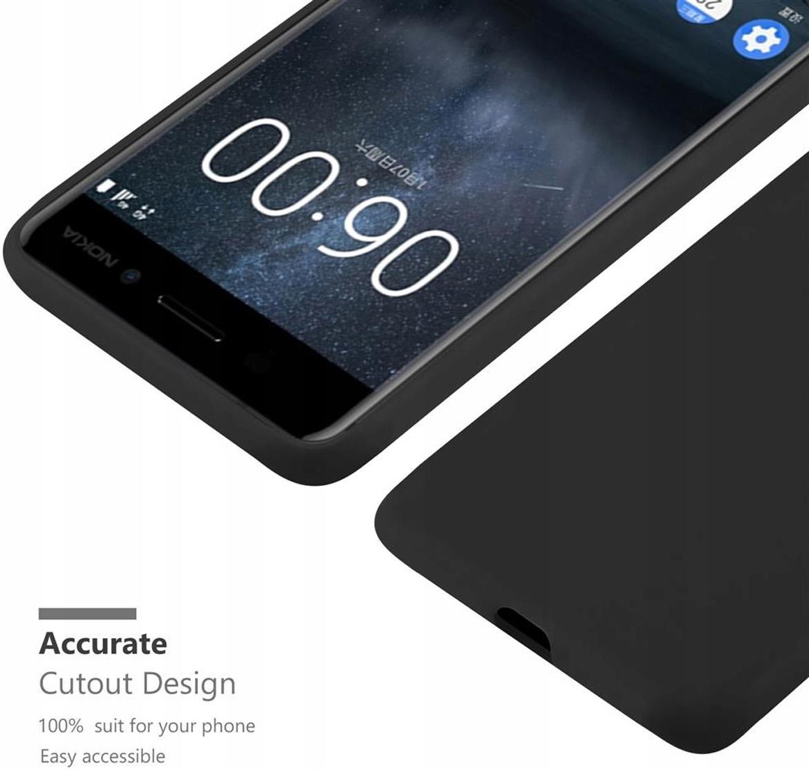 cadorabo Case works with Nokia 6 2017 in COFFEE BROWN - Flip Style Case with Magnetic Closure - Wallet Etui Cover Pouch PU Leather Flip