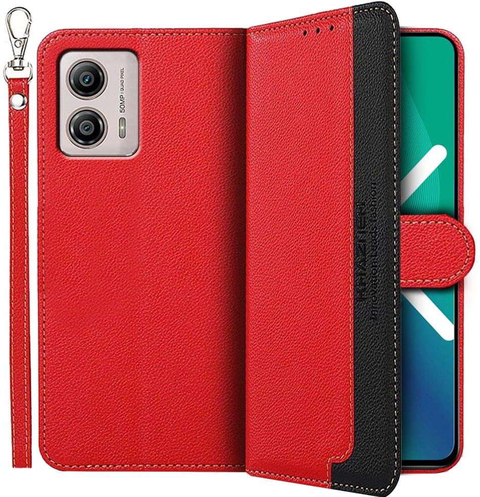 GLANDOTU Cover per Motorola Moto G13/G23/G53 Custodia in pelle [Morbido TPU] [Magnet] [Slot per schede], Premium Flip Libro Custodia per Motorola G13 Cover - Albero