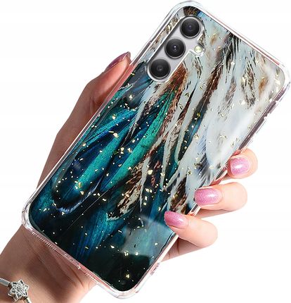 Krainagsm Etui Do Samsung Galaxy A34 5G Case Glamour Szkło