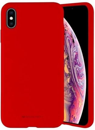 Mercury Goospery Silicone Case Samsung S23+ Red Czerwony