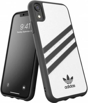 Adidas Moulded Case Pu Iphone Xr Biało-Czarny/Whit