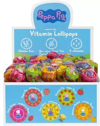 Domowa Apteczka Vitamin Lollipops Peppa Pig Lizak 1szt.