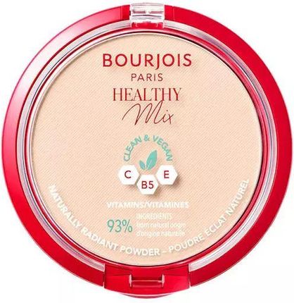 Bourjois Healthy Mix Clean Matujący Puder Do Twarzy 01 Ivory 10G
