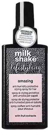 Milk Shake Lifestyling Amazing Spray Do Stylizacji Włosów Zabezpieczający Przed Wilgocią 50Ml