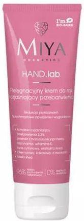 Miya Cosmetics Hand Lab Pielęgnacyjny Krem Do Rąk Rozjaśniający Przebarwienia 60Ml