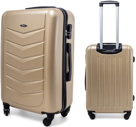 Średnia walizka PELLUCCI RGL 520 M Szampan