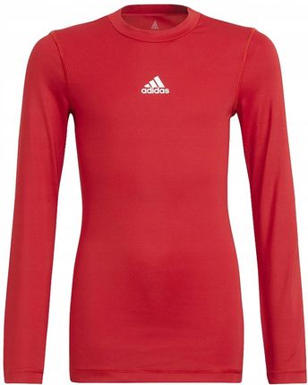 adidas Teamwear Youth Techfit Long Sleeve Czerwona H23154