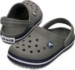 Chodaki dla dzieci Crocs Kids Toddler Crocband Clog szare 207005 05H