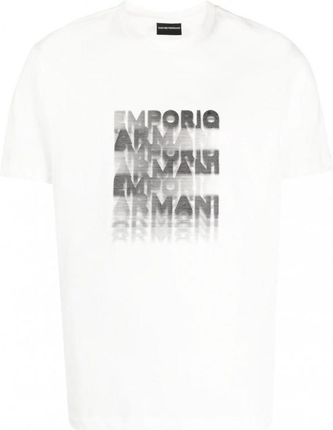 EMPORIO ARMANI męski t-shirt BIANCO CALDO