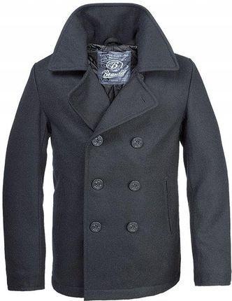 Płaszcz Zimowy Pea Coat Us Navy Brandit Czarny L