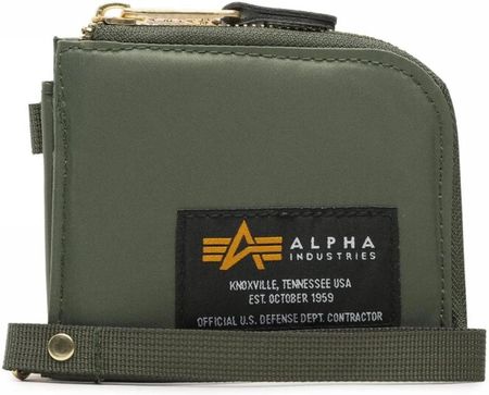 Portfel Alpha Industries Label Wallet 108957 01 - Zielony