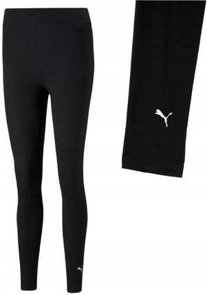 Legginsy damskie Puma ESS Logo czarne 586832 51