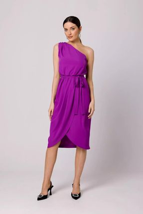Elegancka sukienka w greckim stylu (Lawendowy, L)