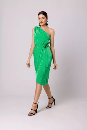 Elegancka sukienka w greckim stylu (Zielony, S)