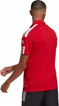 Adidas Koszulka Teamwear Męska Squadra 21 Polo Czerowna Gp6429 - zdjęcie 4