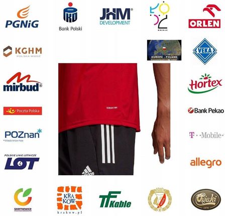 Adidas Koszulka Teamwear Męska Squadra 21 Polo Czerowna Gp6429 - zdjęcie 6