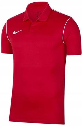 Nike Koszulka Team Dry Park 20 Polo Youth Czerwona Bv6903 657