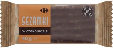 Carrefour Sezamki w czekoladzie 40 g