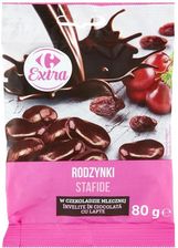 Zdjęcie Carrefour Extra Rodzynki w czekoladzie mlecznej 80 g - Żukowo