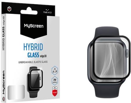 Lamel Lamel Apple Watch 4/5 44Mm Szkło Hybrydowe Na Cały Ekran Myscreen Hybrid Glass Edge3D (Czarna Ramka)