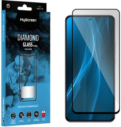 Lamel Samsung Galaxy A80 / A90 Szkło Hartowane Z Klejem Na Całej Powierzchni Myscreen Diamond Glass Edge Full Glue (Czarna Ramka)