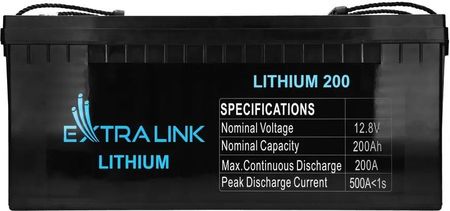 Extralink akumulator LiFePO4 12,8v 200ah EX30479