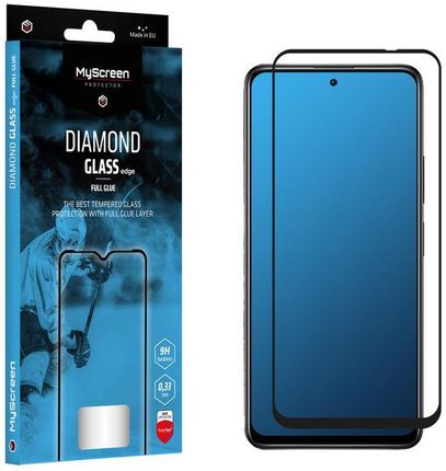 Lamel Xiaomi Poco X3 Gt Szkło Hartowane Z Klejem Na Całej Powierzchni Myscreen Diamond Glass Edge Full Glue (Czarna Ramka)