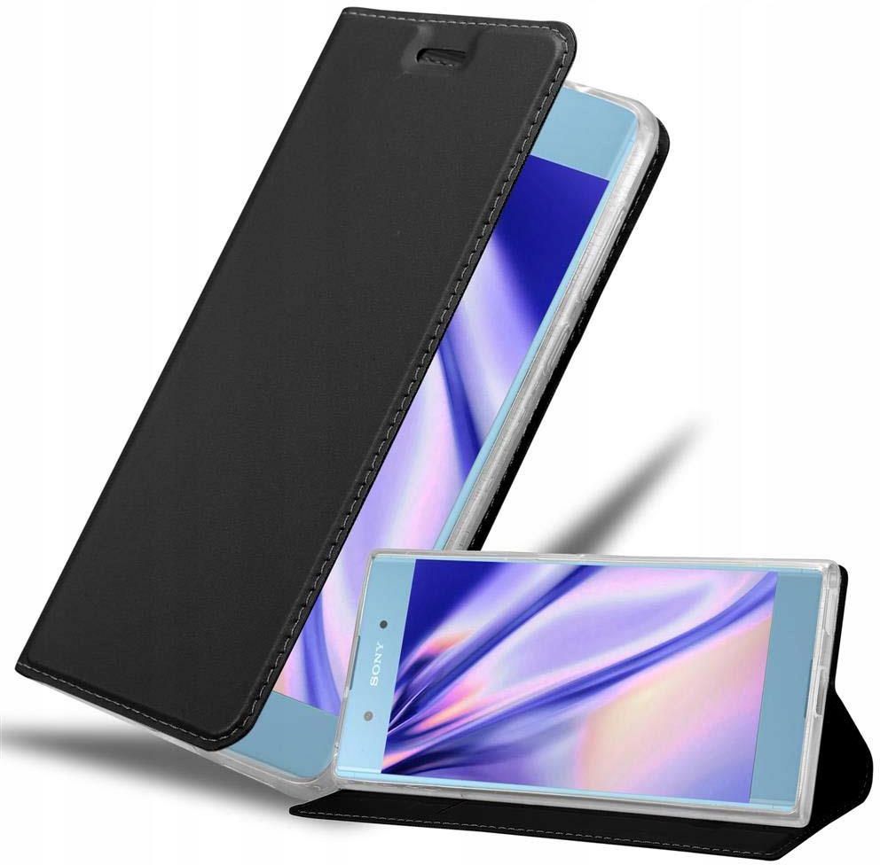 Cadorabo Custodia Flip In Pelle Finta Per Sony Xperia XA1 Plus - Colore Bruno Caffè, Chiusura Magnetica