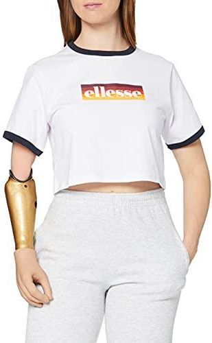 T-shirt Court Ellesse Filide Pour Femme - Coupe Classique - 100% Coton