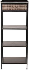 Zdjęcie J Line Regał Brook 3 Półki Czarny 23375 - Kłecko