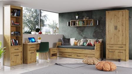 Mebel Bos Regał Ayson 2D1S Dąb Artisan 100393894 - zdjęcie 2
