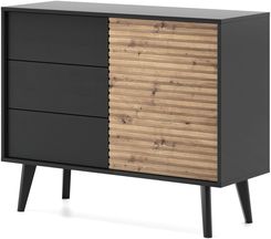 Zdjęcie Piaski Komoda Willow Ksz104 Grafit Dąb Artisan 100393923 - Zabłudów
