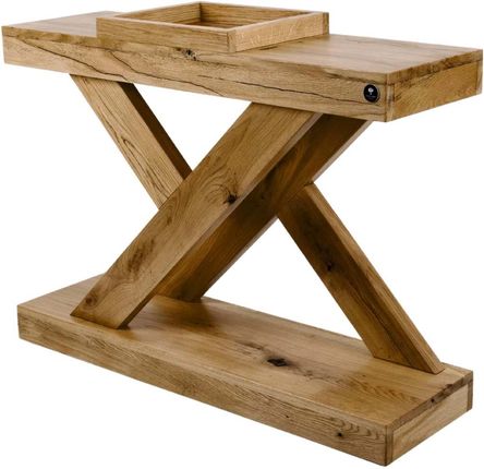 Emra Wood Design Konsola Wykonana Z Drewna Lite Dębowego Loft Skd 260 Rozmiary Od 50 Cm Do 200 9812
