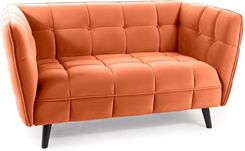 Zdjęcie Signal Meble Sofa Castello 2 Velvet Wenge Bluvel 4215 Cynamonowy 100385612 - Pacanów