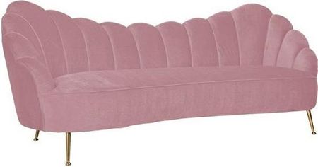 Richmond Interiors Sofa Cosette Pink Różowy Złoty Glamour Salon 31549