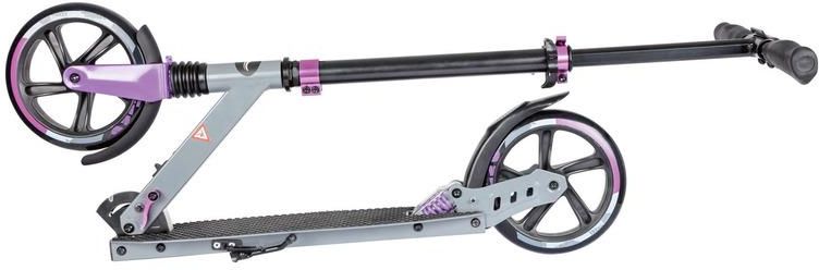Crivit Big Wheel Scooter – Klappbarer City Roller Mit 200mm Rädern, Höhenverstellbarem Lenker, Max. 100kg