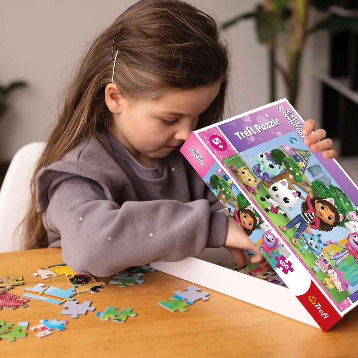 Trefl Puzzle 100el. Koci domek Gabi 16464 - Ceny i opinie - Ceneo.pl