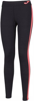 Legginsy damskie Joma Ascona Long Tight czarno-różowe 901127.119