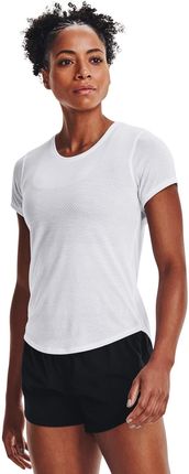 Damska Koszulka z krótkim rękawem Under Armour UA Streaker SS 1361371-100 – Biały