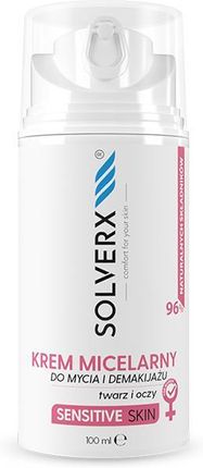 Solverx Sensitive Skin Płyn Micelarny Do Demakijażu Twarzy Do Skóry Wrażliwej 100 ml
