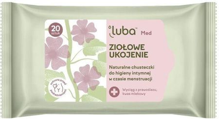 Luba Med Ziołowe Ukojenie Naturalne Chusteczki Do Higieny Intymnej 20 szt.