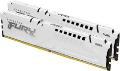 Pamięć RAM Kingston Fury Beast White DDR5 32GB 5200MHz CL40 (KF552C40BWK232)
