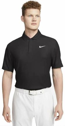 Nike Dri-Fit Tiger Woods Mens Golf Polo Black/Anthracite/White L
