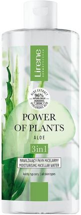 Lirene Power Of Plants Aloes Nawilżający Płyn Micelarny 3w1 400 ml
