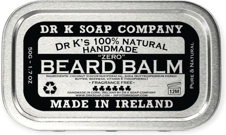Dr K Soap Company Dr K Soap Beard Balm Zero Bezzapachowy Balsam Do Brody 50 G