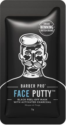 Barber Pro Face Putty Black Peel-Off Peelingująca Czarna Maska Z Węglem Aktywowanym 1X7G