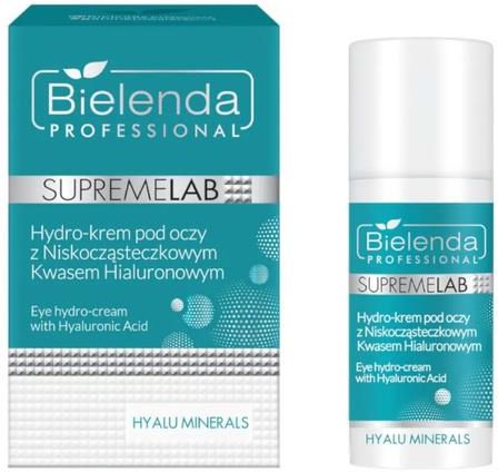Bielenda Professional Supremelab Hyalu Minerals Eye Hydro-Cream With Hyaluronic Acid Hydro-Krem Pod Oczy Z Kwasem Hialuronowym 15 ml