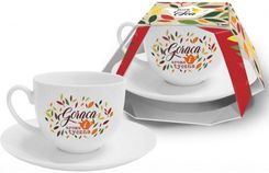 Bgtech Filiżanka Ze Spodkiem 220Ml Gorąca I Aromatyczna