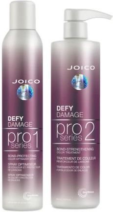 Joico Defy Damage Pro Zestaw Spray Ochronny 358Ml Maska Regenerująca 500Ml